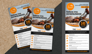 Advertising brochure for Follow Me Downunder | Flyer Design by SAI DESIGNS