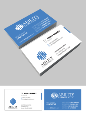 Business Card Design by adiazudin for Ability Chiropractic | Design #23721132