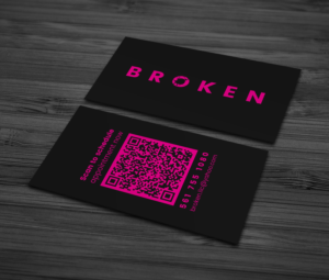 B R O K E N  | Business Card Design by MDesign