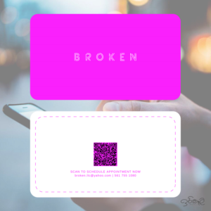 B R O K E N  | Business Card Design by SamiddhaH