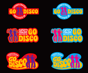 Cathy's Crazed Institute of Go Disco | Logo Design by Allen Mercer