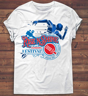 T-shirt for the Rise 'n Shine Running Festival | T-shirt Design by creative gravity