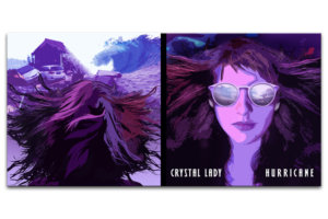 CD Cover artwork for The American Rock Band "Crystal Lady" | CD Cover Design by juanjoseolivieri