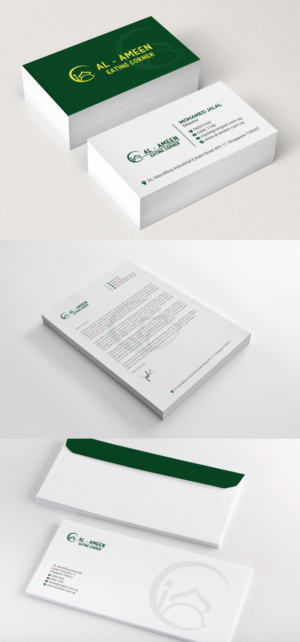 On going F&B business needs a new stationery design for festive occasion | Stationery Design by R.design