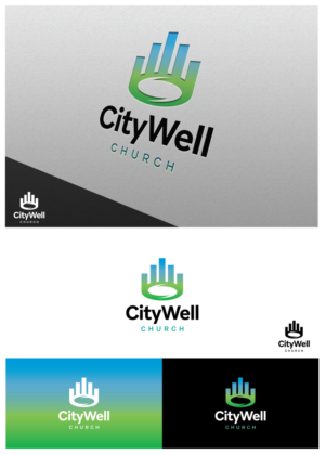 CityWell  Church | Logo Design by goranvisnjic82