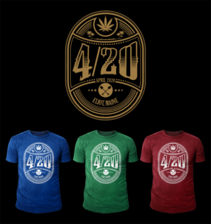 Celebrate 420 Cannabis - Limited Edition t-shirts! | T-Shirt-Design von D'Mono