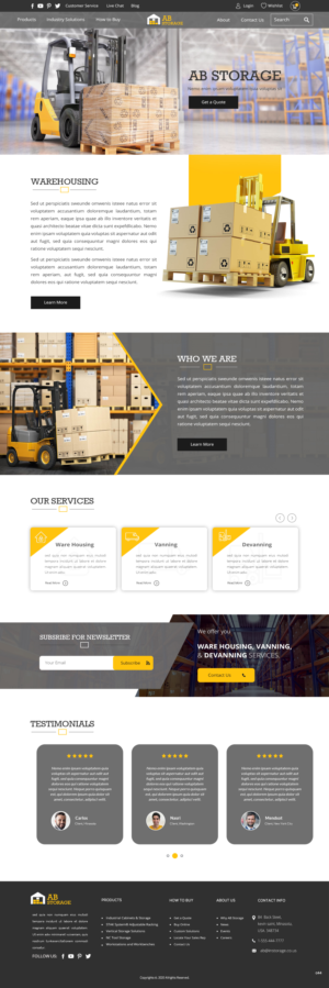 Web Design by pb for this project | Design #23776604