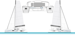 Boat Hull Design for Outremer 51 name Inky Blue | Grafik-Design von ARTUGA