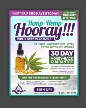 Your CBD Haven Print Ad - Magazine/Coupon Booklet | Advertisement Design by SAI DESIGNS