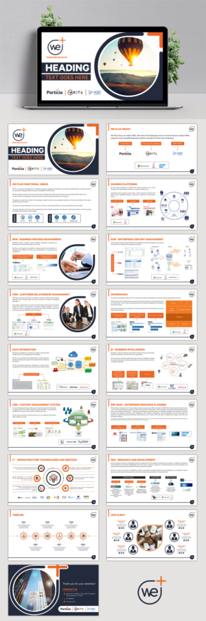 Company Profile presentation for We Plus Group | PowerPoint-Design von SAI DESIGNS