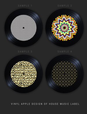 Vinyl Apple Design of House Music Label  | Grafik-Design von ARTOGRAPHY