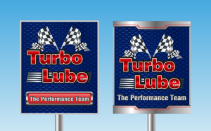 Turbo Lube street sign | Signage Design by Maestroto