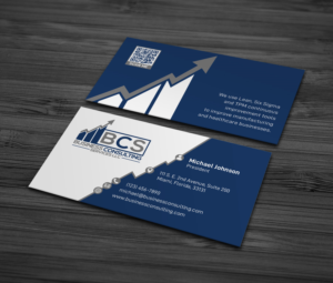 Business Card Project for 'Manufacturing and Healthcare Business Improvement company. | Business Card Design by MDesign