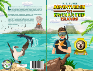 New book in Buddy the Globetrotter series needs cover for: Adventure in the Enchanted Islands | Book Cover Design by kaatem