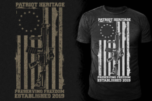 Distressed vintage patriotic design for tshirt.  | T-Shirt-Design von Falih A