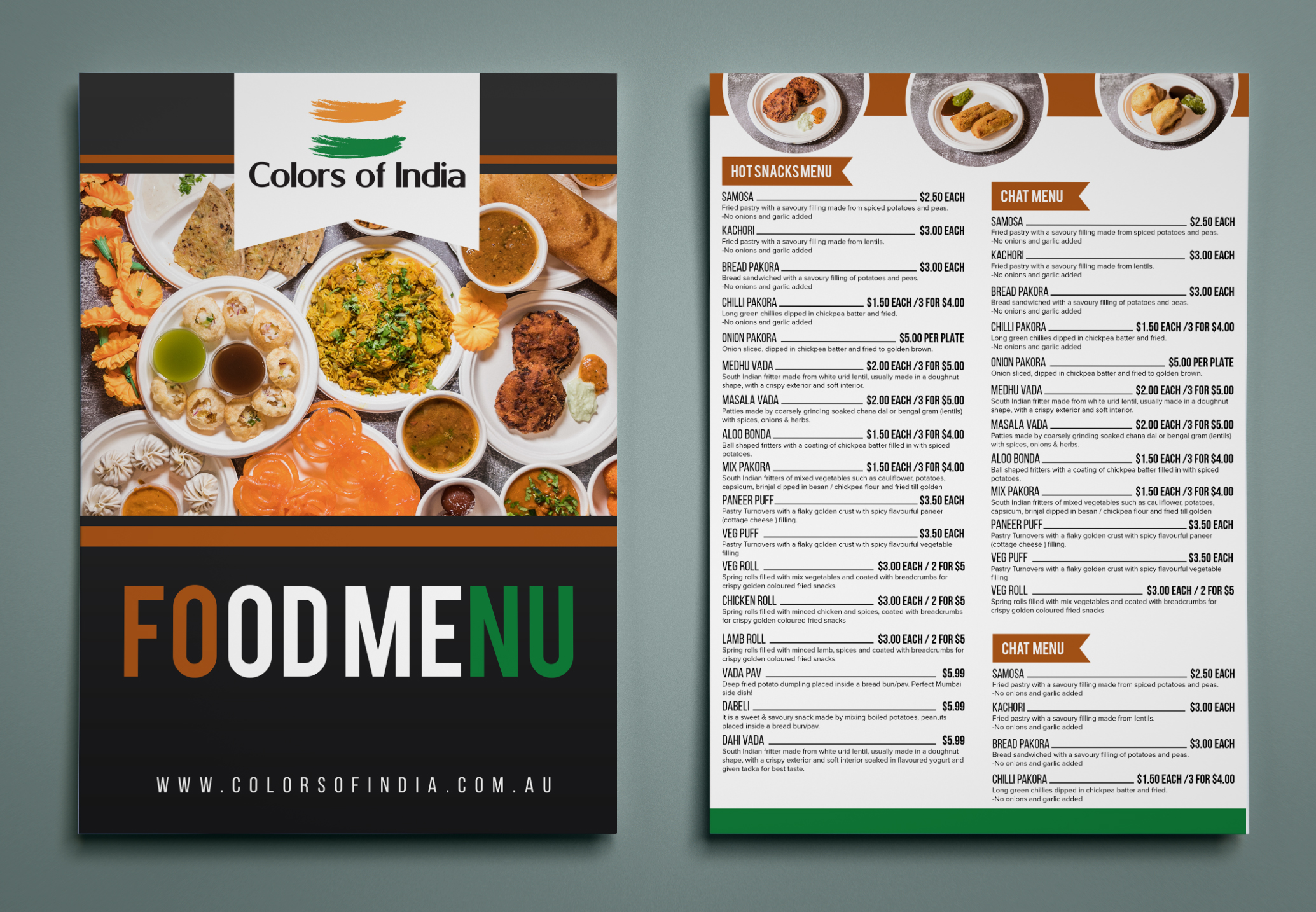 Menu Design by SAI DESIGNS for this project | Design #23865032