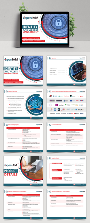 Information Security company needs redesigned powerpoint | PowerPoint-Design von SAI DESIGNS