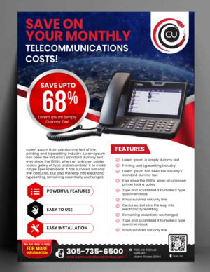 VOIP Telephony Flyer | Flyer Design by SAI DESIGNS