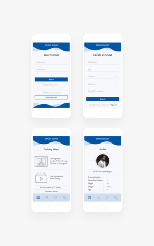 TRYOUTSCOUT, LLC needs a hybrid app to evaluate and develop athletes | Web-Design von Ved Web Services