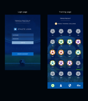 TRYOUTSCOUT, LLC needs a hybrid app to evaluate and develop athletes | Web-Design von Da Miracle