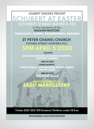 Classical Chamber Choir  needs an electronic and printable flyer for an Easter Concert | Flyer-Design von Victor_pro