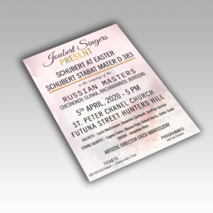 Classical Chamber Choir  needs an electronic and printable flyer for an Easter Concert | Flyer-Design von Creative Jiniya