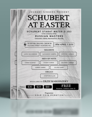 Classical Chamber Choir  needs an electronic and printable flyer for an Easter Concert | Flyer-Design von SAI DESIGNS