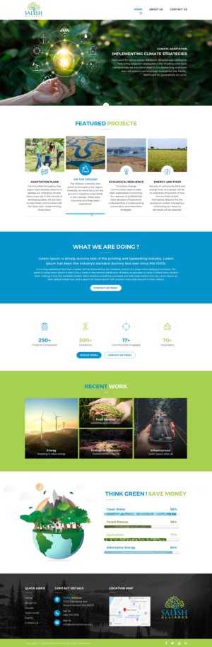 Salish Alliance Web Presence Design and Relaunch  | Web-Design von Sbss