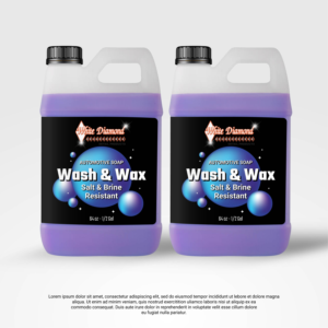 International Detailing Product Manufacturer Needs Wash & Wax Auto Soap Packaging Design | Packaging Design by Aistikart