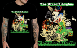 T-shirt Design by mekhfioui for The Pinball Asylum | Design #23934957