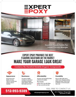 epoxy and decorative concrete information flyer | Flyer Design by meet007