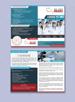 Existing Cardiology Practice now offering New PET MPI Services Brochure | Flyer-Design von DA.