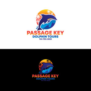 Passage Key Dolphin Tours  / 941-702-2022 | Logo Design by Graphic Bricks