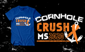 Cornhole Tournament Fundraiser for MS needs event T-shirt Design | T-shirt Design by Uprinteez