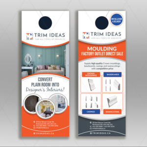 Moulding supply company needs a  Door Hanger Design | Grafik-Design von DA.