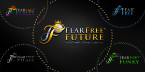 fear free , fear free films, fear free fables, fear free funky, FEAR FREE FUTURES | Poster-Design von uandbdeziner