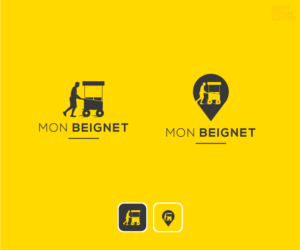 Mon Beignet (means "My Donut", in French) | Logo Design by step forward 2