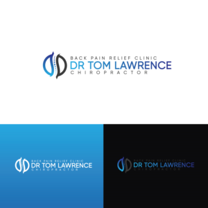 Back Pain Relief Clinic - Dr Tom Lawrence - Chiropractor | Logo Design by IdentsArt