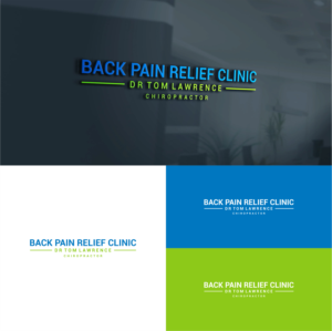 Back Pain Relief Clinic - Dr Tom Lawrence - Chiropractor | Logo Design by tejo