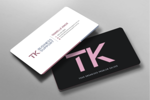 Business Card: TK Business Support -  Your organised problem solver | Business Card Design by chandrayaan.creative