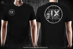 9th Legion. (9th Roman Legion) t shirt design, a shirt for a martial arts academy | T-Shirt-Design von G3K