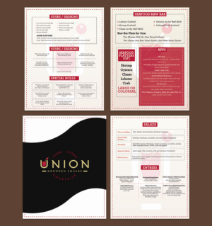 Union Sushi & Steak Dinner Menu | Menu Design by Maxo-Biz