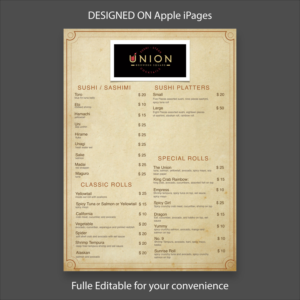 Menu Design by Muhammad 130