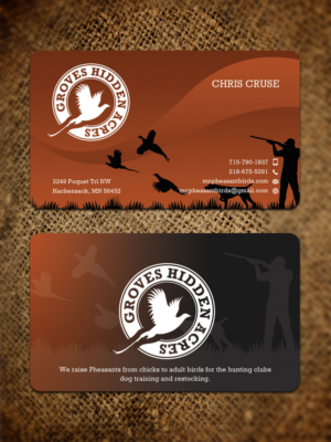 Pheasant Farm needs a logo design | Business Card Design by Sandaruwan