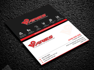 Aries Consulting and Technology Business Card | Business Card Design by Bold Pixels