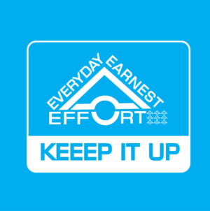 Keeep it up is our company motto. Need "keeep it up" sticker design for promotional pur... | Sticker Design by 75-R-P-Z