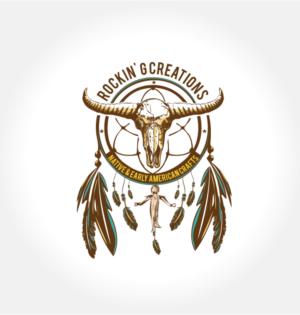 Rockin' G Creations           Native & Early American Crafts | Logo Design by graphicevolution