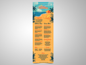 Digital Menu Board for Restaurant | Signage Design by Priyo Subarkah