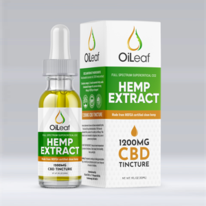 OiLeaf CBD Tincture packaging design  | Label Design by SAI DESIGNS