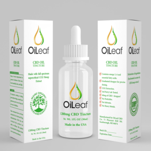 OiLeaf CBD Tincture packaging design  | Label Design by SGS.Design